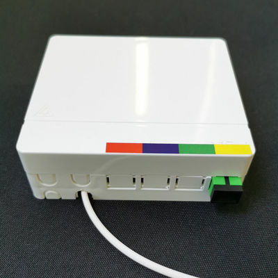 ROHS ABS Singlemode SC APC 2 Core Fiber Optic End Box