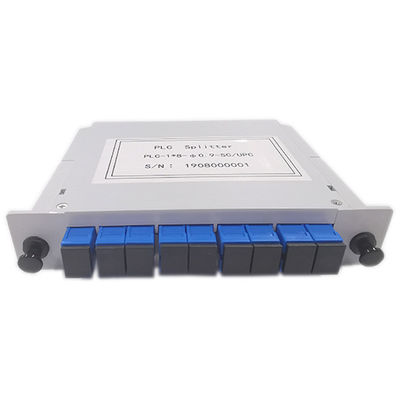 خفيفة الوزن صندوق LGX نوع 1x8 الألياف البصرية PLC الفاصل