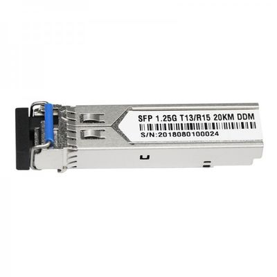 1.25G Lc Connector 20Km جهاز إرسال واستقبال بصري ثنائي الاتجاه